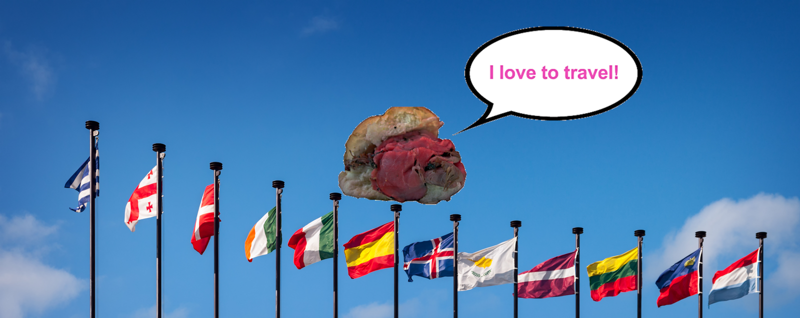 Red Flags Series I Love To Travel! Top Shelf Men